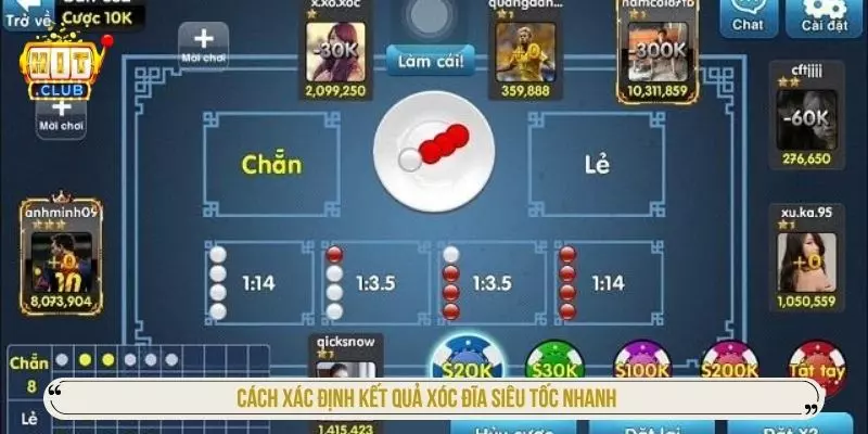 Xóc Đĩa Siêu Tốc Hitclub - Chơi Nhanh Trúng Thưởng Cực Đã Cách xác định kết quả xóc đĩa siêu tốc nhanh