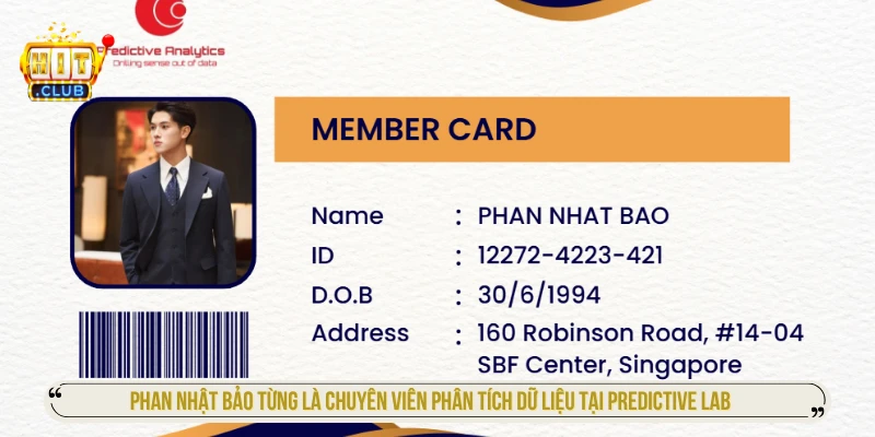 Phan Nhật Bảo là chuyên viên phân tích dữ liệu tại Predictive Lab